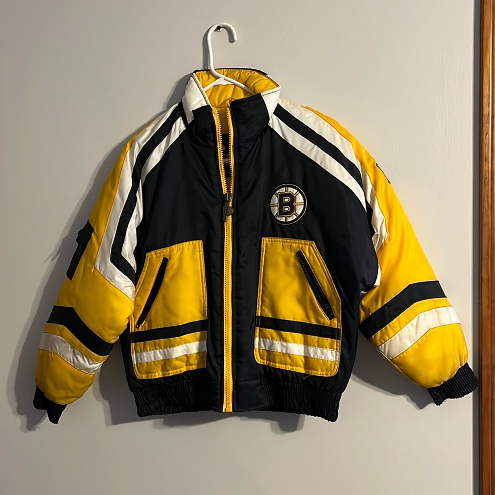Kids Large Bruins Jacket Vintage